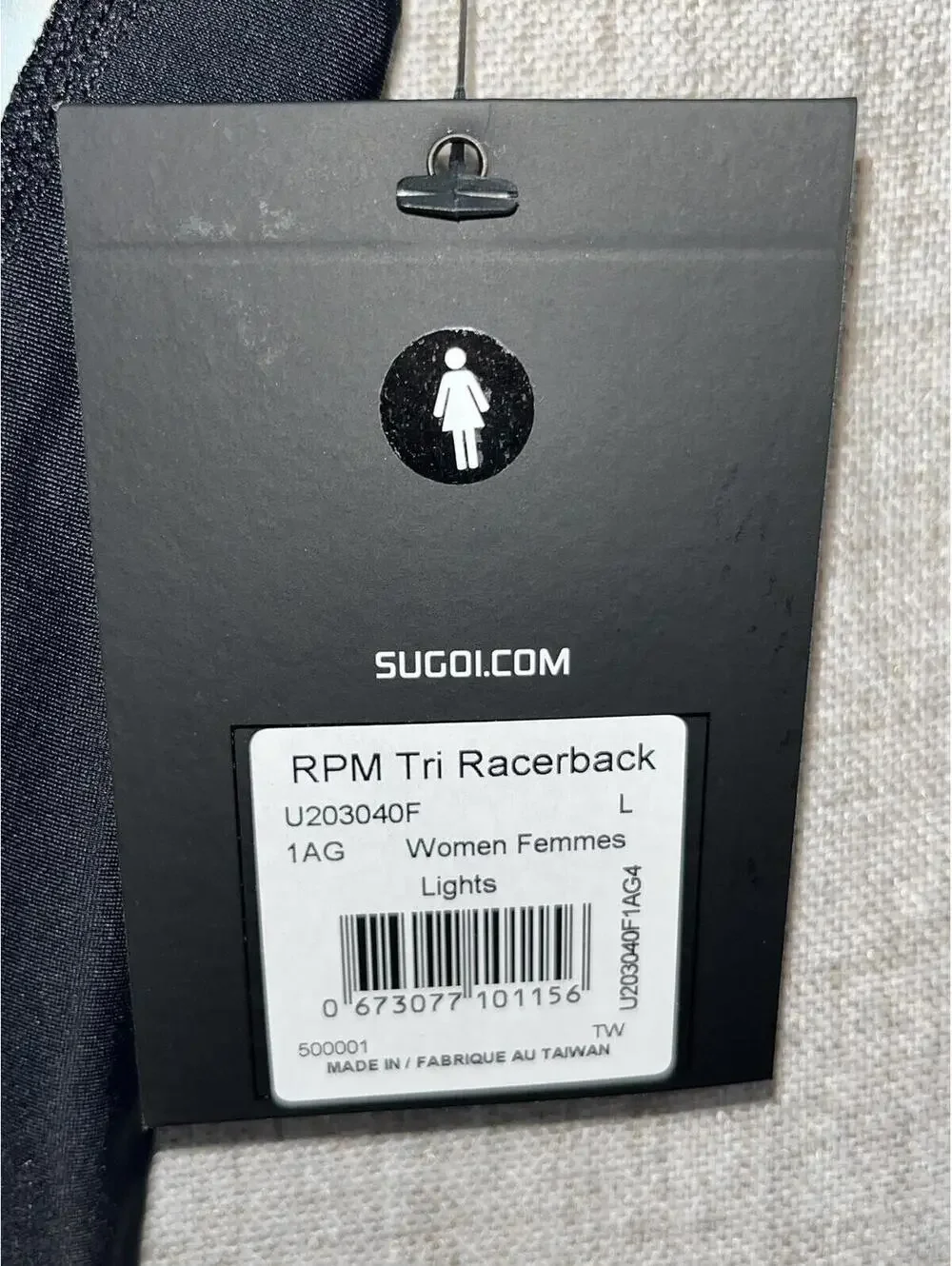 Sugoi RPM Tri Racerback Lights L NWT - Picture 2 of 4